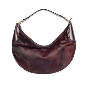Gucci Pony Hair Half Moon Crescent Hobo. NEW PICS ADDED.